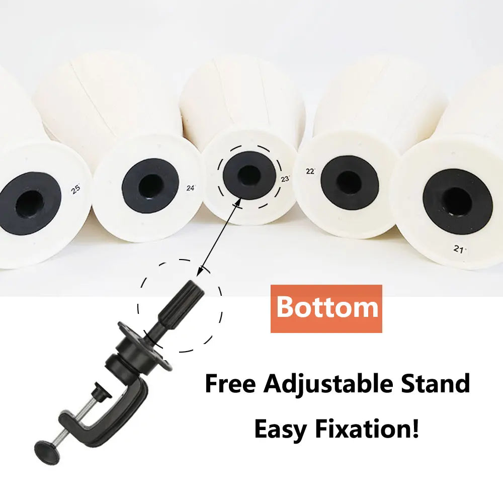 EVelora Canvas Wig Head Stand & Mannequin Holder