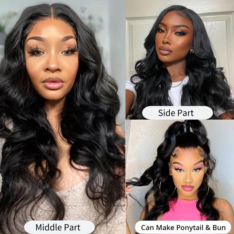 EVelora Body Wave 4x4 Lace Closure Wear & Go Wig | Bleached Knots Glueless