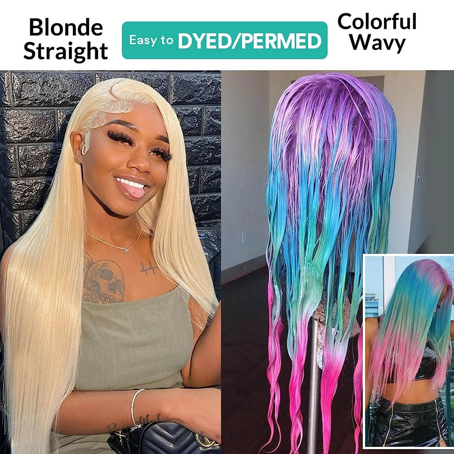 EVelora Straight 13x4 HD Lace Front Wig | Pre-Plucked Glueless Human Hair
