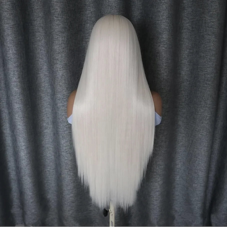 Blonde Human Hair Wigs 360 Full Lace, Swiss Lace Virgin Hair 613 Full Lace Wig, Pre Plucked Hairline Glueless Full HD Lace Wigs