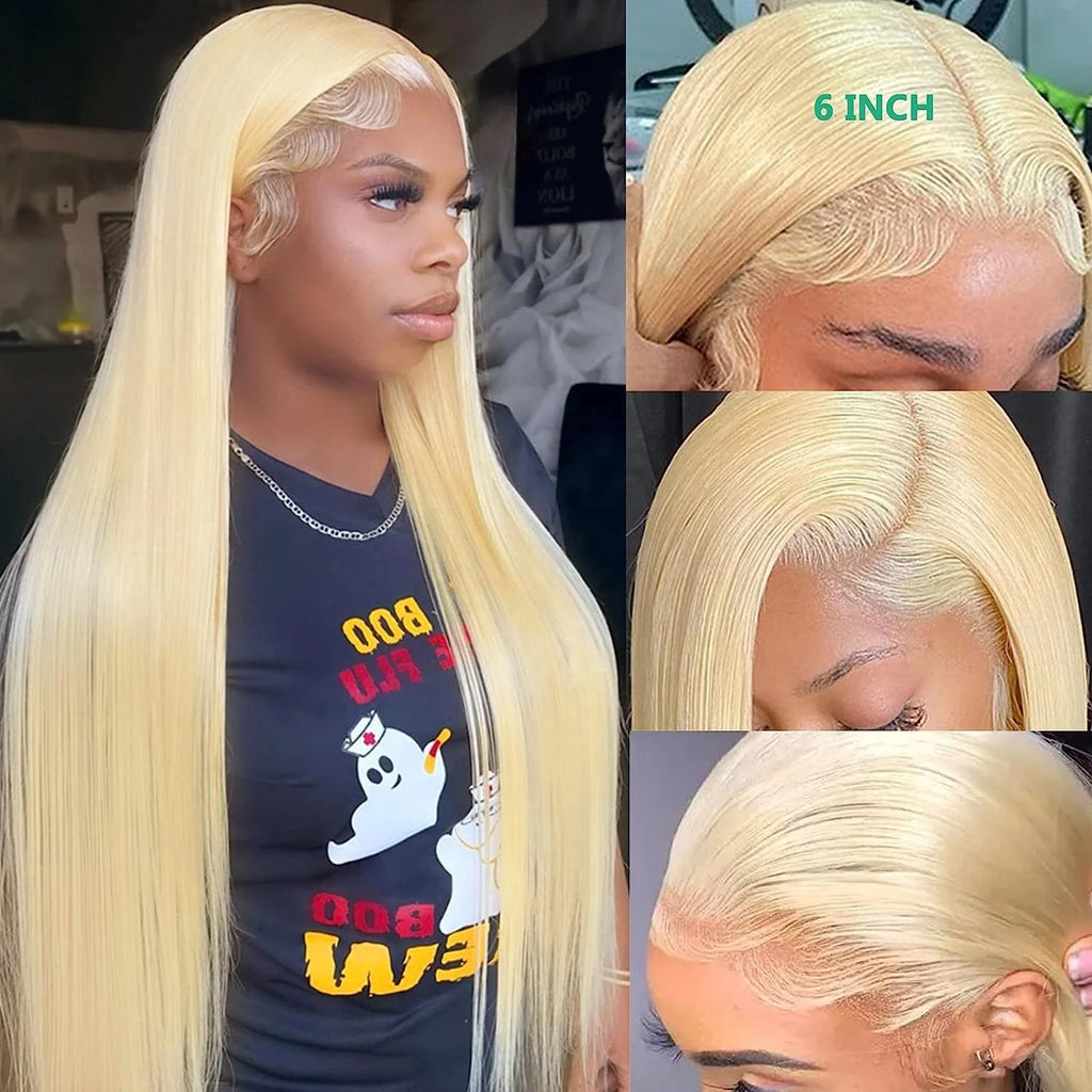 EVelora Straight 13x4 HD Lace Front Wig | Pre-Plucked Glueless Human Hair