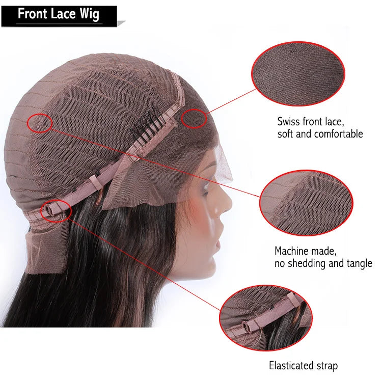 360 Full Lace Frontal Wig with Baby Hair | Brazilian Human Hair
