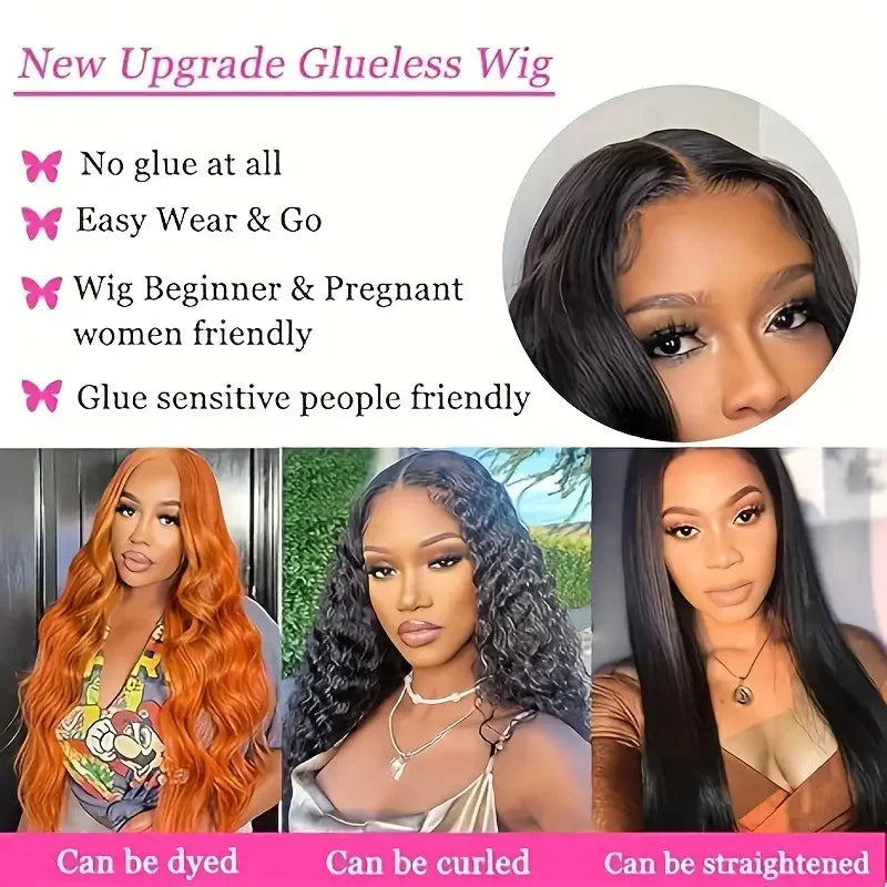 EVelora Ready-to-Go 13x4 HD Lace Body Wave Wig | Pre-Plucked Glueless