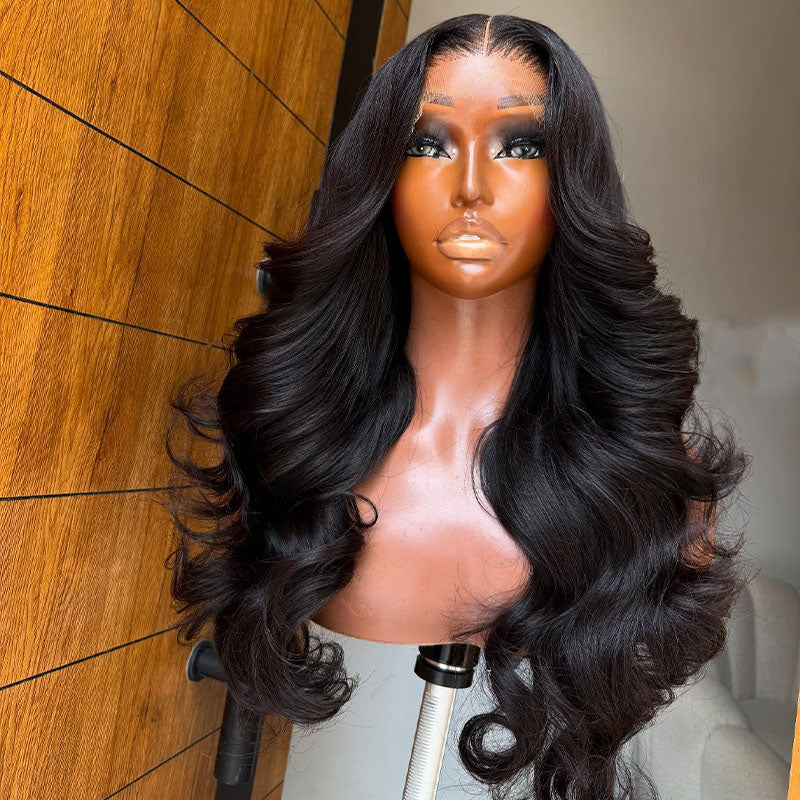 Brazilian Pre Plucked 13x6 Lace Front Wigs Human Hair Wigs for Black Women Body Wave 360 Full HD Transparent Lace Frontal Wigs