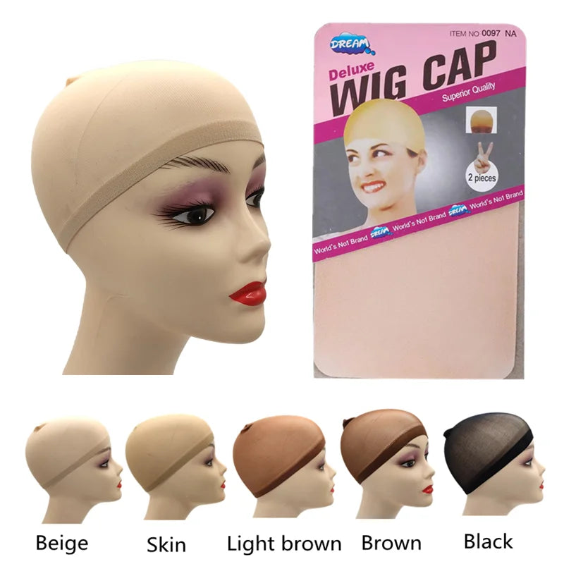 EVelora Breathable Nylon Mesh Wig Caps