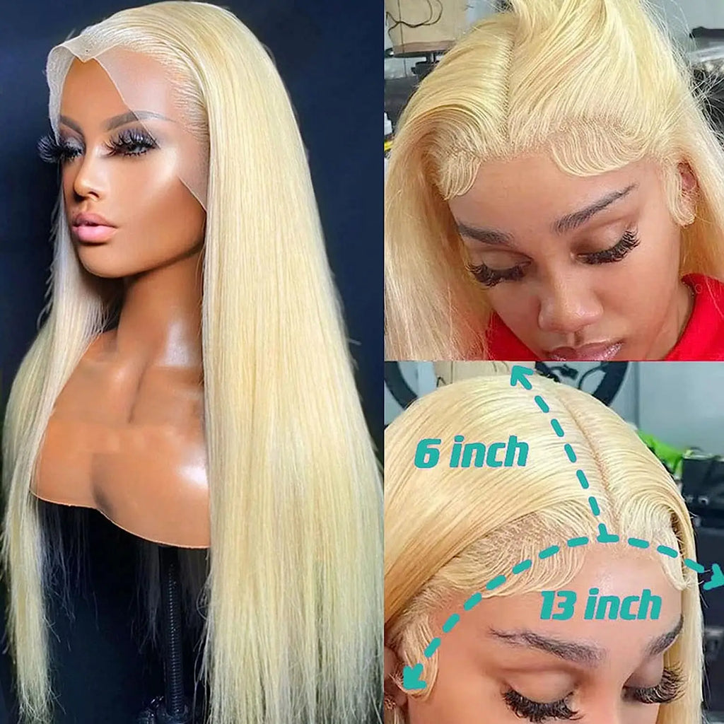 EVelora Straight 13x4 HD Lace Front Wig | Pre-Plucked Glueless Human Hair
