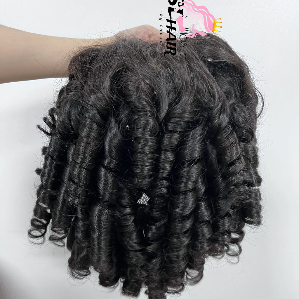 EVelora 180%-200% Density Raw Pre-Plucked HD Lace Front Wig | 2x6 13x6 5x5 9x6 Glueless