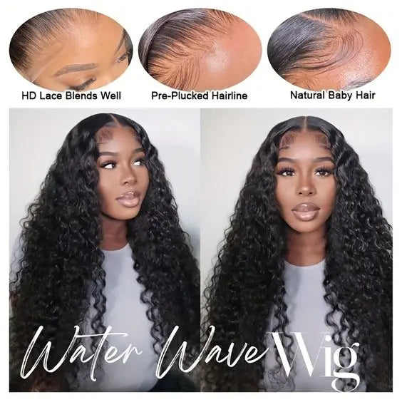 EVelora 4x6 Glueless Full HD Lace Frontal Wig | Cuticle Aligned Virgin Raw Indian Hair