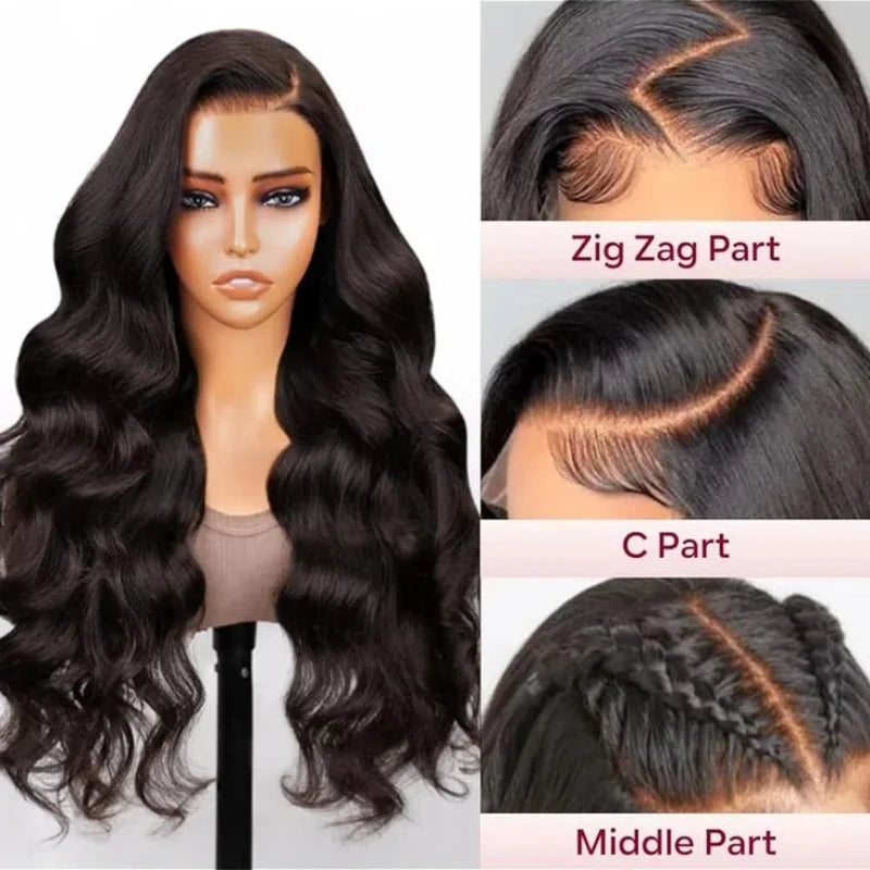 EVelora 250% Density Raw 13x4 4x6 Curly Lace Front Wig | Brazilian Human Hair