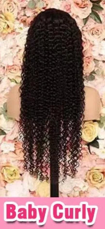 EVelora Deep Wave HD Lace Front Wig | Natural Vietnamese Burmese Curl Glueless