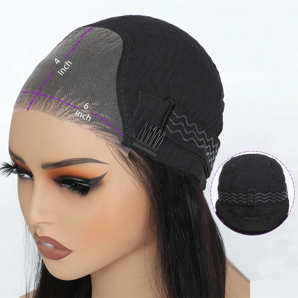 EVelora Glueless Curly 13x4 Full HD Lace Front Wig | 250% Density with Curtain Bangs