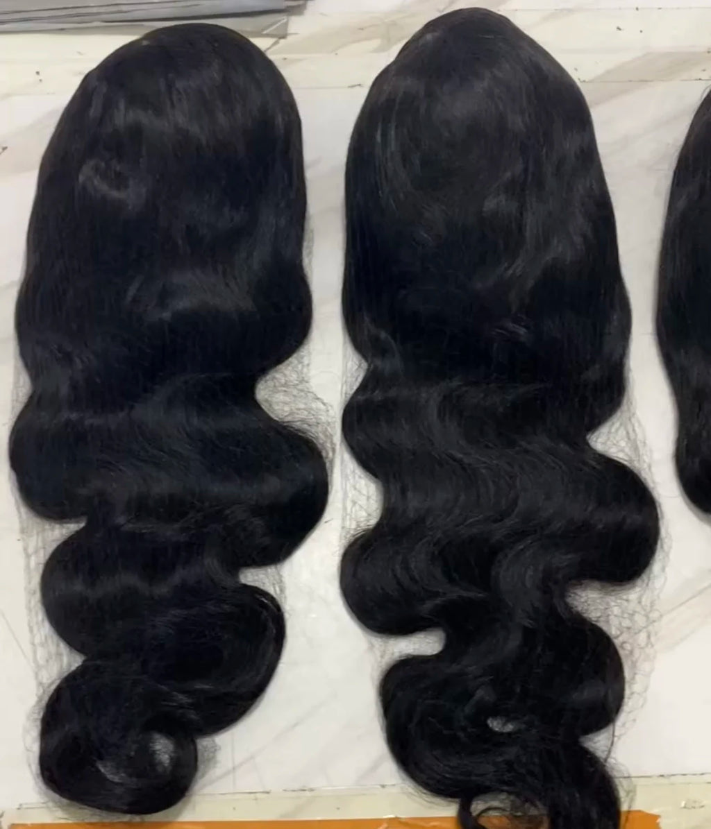 EVelora 180%-200% Density Raw Pre-Plucked HD Lace Front Wig | 2x6 13x6 5x5 9x6 Glueless
