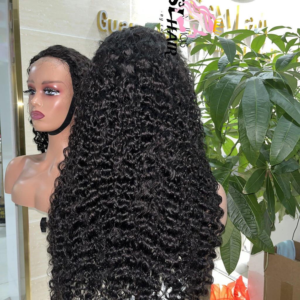 EVelora 180%-200% Density Raw Pre-Plucked HD Lace Front Wig | 2x6 13x6 5x5 9x6 Glueless