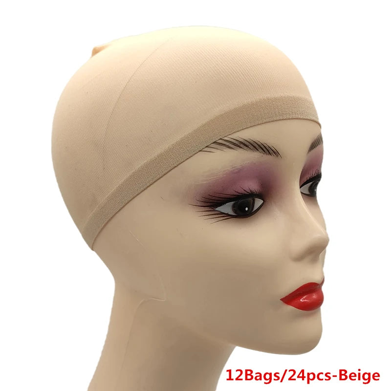 EVelora Breathable Nylon Mesh Wig Caps