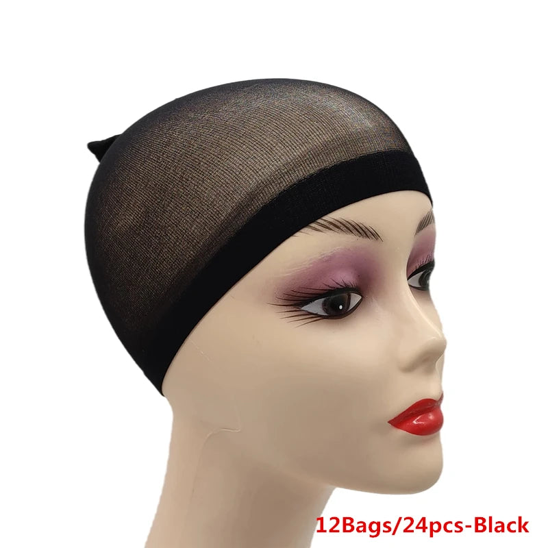 EVelora Breathable Nylon Mesh Wig Caps