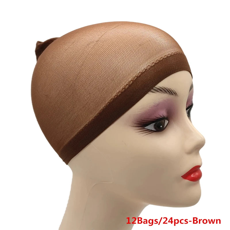 EVelora Breathable Nylon Mesh Wig Caps