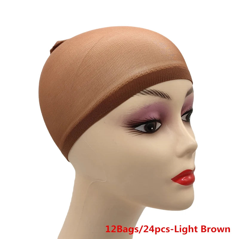 EVelora Breathable Nylon Mesh Wig Caps