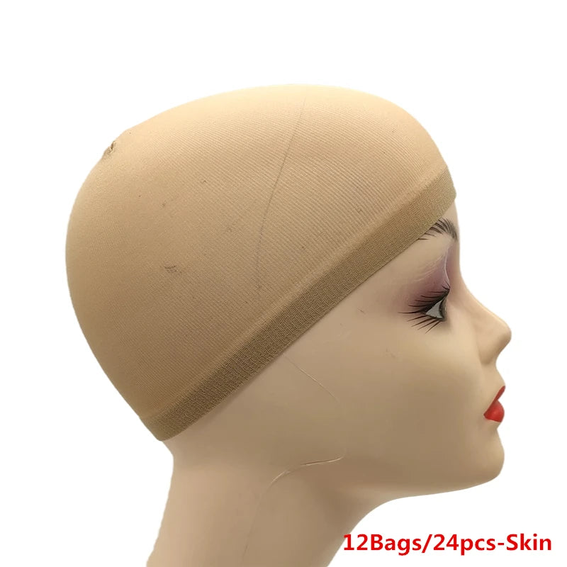 EVelora Breathable Nylon Mesh Wig Caps