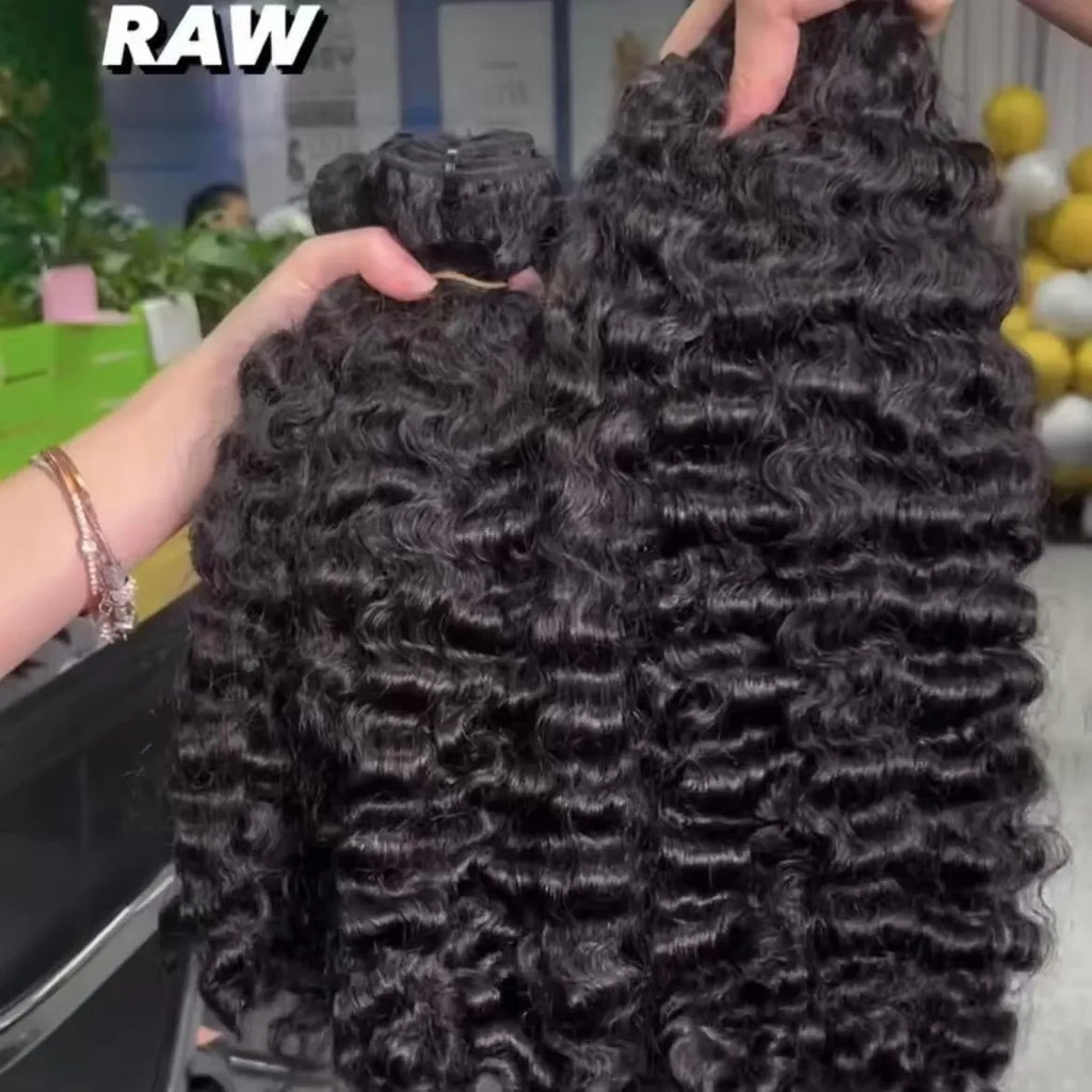 EVelora Straight & Body Wave Human Hair Bundles | Brazilian & Indian Virgin Hair