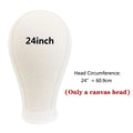 EVelora Canvas Wig Head Stand & Mannequin Holder