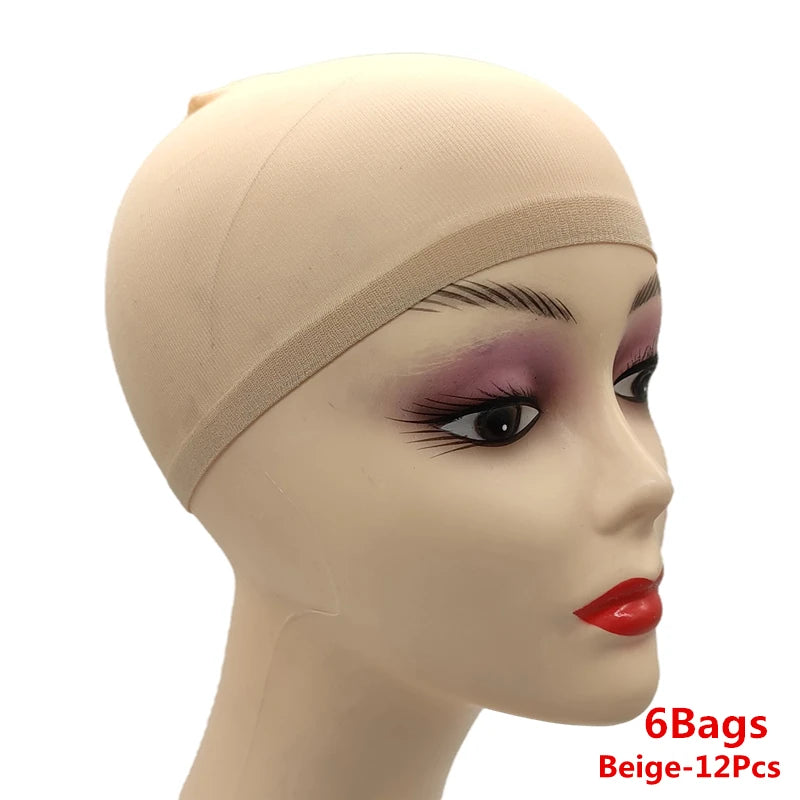 EVelora Breathable Nylon Mesh Wig Caps