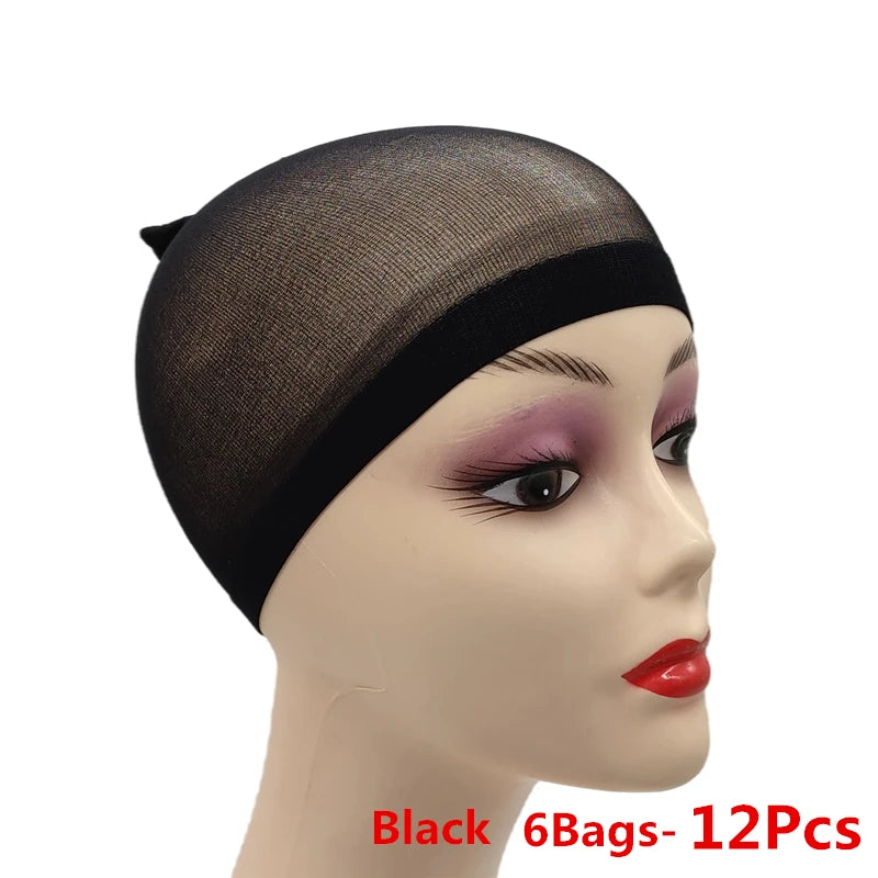 EVelora Breathable Nylon Mesh Wig Caps