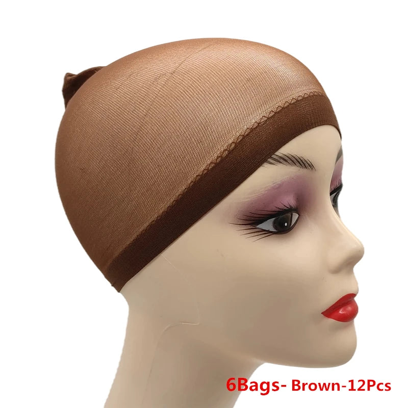 EVelora Breathable Nylon Mesh Wig Caps