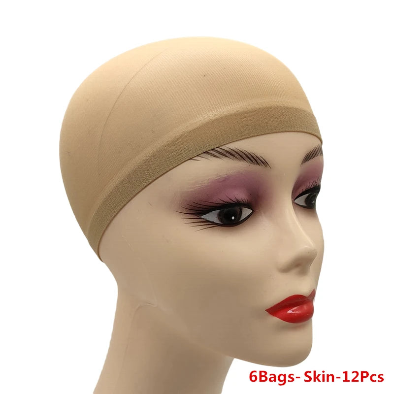EVelora Breathable Nylon Mesh Wig Caps